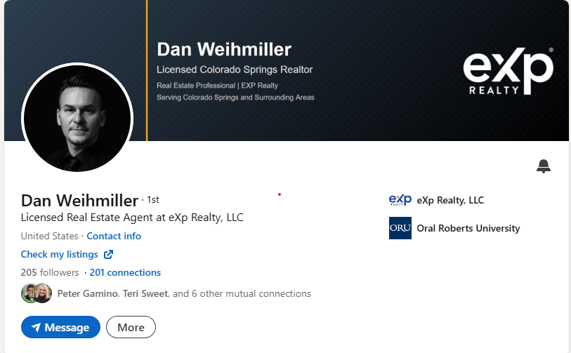 Dan Weihmiller LinkedIn Professional Profile